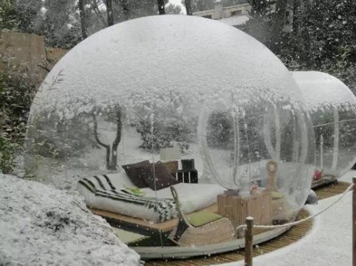 Bubble tents for all weather conditions